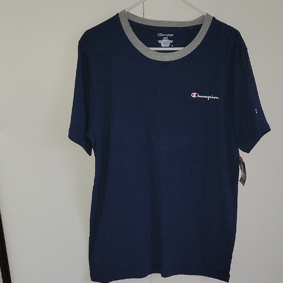 3 for $18 item🎉Champion Navy Blue Men's Shirt - Picture 1 of 4